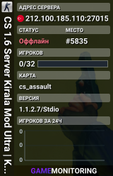 CS 1.6 Server Kirala Mod Ultra | KINGOFCS.NET