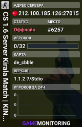 CS 1.6 Server Kirala Match | KINGOFCS.NET
