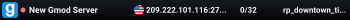 New Gmod Server