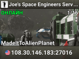 Joe's Space Engineers Server