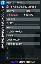 A Shockbyte GMod Server