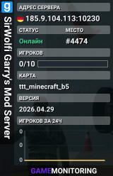 SirWolfi Garry's Mod Server
