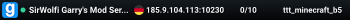 SirWolfi Garry's Mod Server