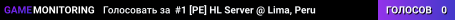 #1 [PE] HL Server @ Lima, Peru