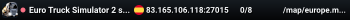 Euro Truck Simulator 2 server MIO