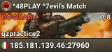 ^48PLAY ^7evil's Match