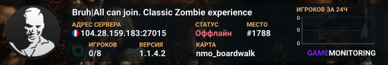Bruh|All can join. Classic Zombie experience