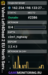 Valve Left4Dead 2 EU North Server (srcds1002-sto1.181.76)