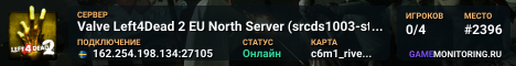 Valve Left4Dead 2 EU North Server (srcds1003-sto1.181.91)