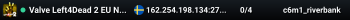 Valve Left4Dead 2 EU North Server (srcds1003-sto1.181.137)