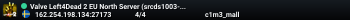 Valve Left4Dead 2 EU North Server (srcds1003-sto1.181.159)