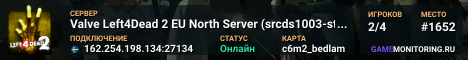 Valve Left4Dead 2 EU North Server (srcds1003-sto1.181.120)