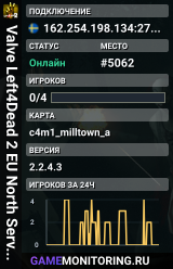 Valve Left4Dead 2 EU North Server (srcds1003-sto1.181.122)