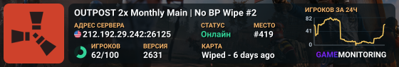 OUTPOST 2x Monthly Main | No BP Wipe #2