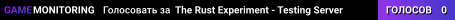The Rust Experiment - Testing Server