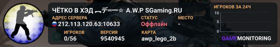 ЧЁTKO B XЭД ︻デ═一✮ A.W.P 🎯 SGaming.RU