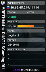 УЛETHЫЙ ✮ DUST2 🎁 SGaming.RU