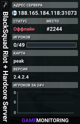 BlackSquad Riot + Hardcore Server