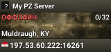 My PZ Server