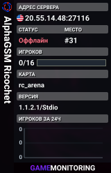 AlphaGSM Ricochet