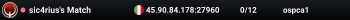 sic4rius's Match