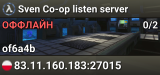 Sven Co-op listen server