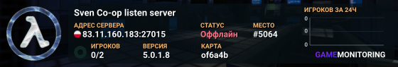 Sven Co-op listen server