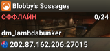 Blobby's  Sossages