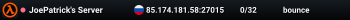 JoePatrick's Server