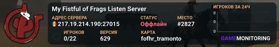 My Fistful of Frags Listen Server