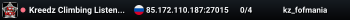Kreedz Climbing Listen Server