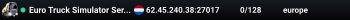 Euro Truck Simulator Server - Powered by AMP