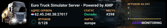 Euro Truck Simulator Server - Powered by AMP