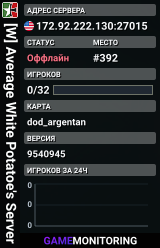[W] Average White Potatoe's Server