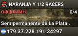 NARANJA Y 1/2 RACERS