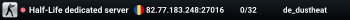 Half-Life dedicated server