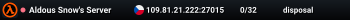 Aldous Snow's Server