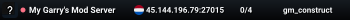 My Garry's Mod Server