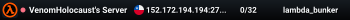 VenomHolocaust's Server