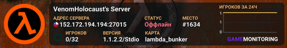 VenomHolocaust's Server