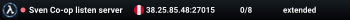 Sven Co-op listen server