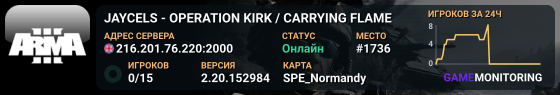JAYCELS - OPERATION KIRK / CARRYING FLAME
