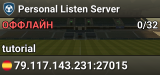 Personal Listen Server