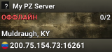 My PZ Server