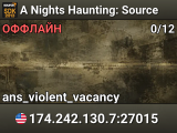 A Nights Haunting: Source