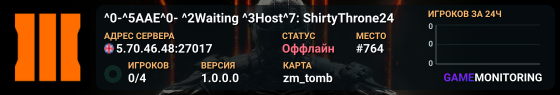 ^0-^5AAE^0- ^2Waiting ^3Host^7: ShirtyThrone24