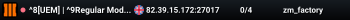 ^8[UEM] | ^9Regular Mode^7 - ^3Round:^7 7