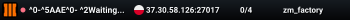 ^0-^5AAE^0- ^2Waiting ^3Host^7: Juki