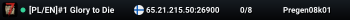 [PL/EN]#1 Glory to Die