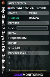 My Ghost 7 Days to Die Dedicated Server  [PVE] [NL] [2.6 (B14)]